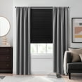 thumbnail image 3 of Eclipse Blackout Paper Pleated Cut-to-Width Multi Pack Shade, Black, 2-Piece, 36 x 72, 3 of 7