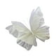 thumbnail image 3 of Mariposa artificial gigante de gasa, mariposa falsa, malla de exhibición, decoración de boda, pared Beige, 3 of 9