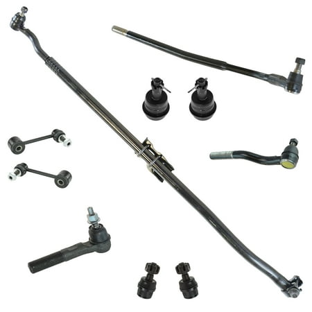 TRQ 10 Piece Kit Tie Rod End Drag Link Ball Joint Sway Bar Link for Jeep JK PSA59566 Fits select: 2015-2018 JEEP WRANGLER UNLIMITED, 2012-2014 JEEP WRANGLER