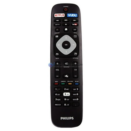 - Genuine Philips NH500UP 4K UHD Smart TV Remote Control (Refurbished) By Mimotron