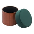 thumbnail image 6 of Boto Storage Ottoman Green Storage, Modern Style, Soft and smooth velvet fabric, Plywood, Indoor Living, 6 of 10