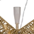 thumbnail image 4 of Vickerman 10 Light x 12.5" LED Gold 5 Point Star Tree Top with Warm White LED Mini Lights., 4 of 6
