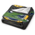 thumbnail image 2 of Allegheny A College Logo Fleece Blanket, Very Soft Microfiber Flannel Blanket for Couch Warm and Cozy for All Seasons, 2 of 6
