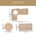 thumbnail image 2 of unbranded 1Jgo Tablero Saltarín De Madera Para Soporte Práctico Estable Para Casa Color Amarillo, 2 of 8