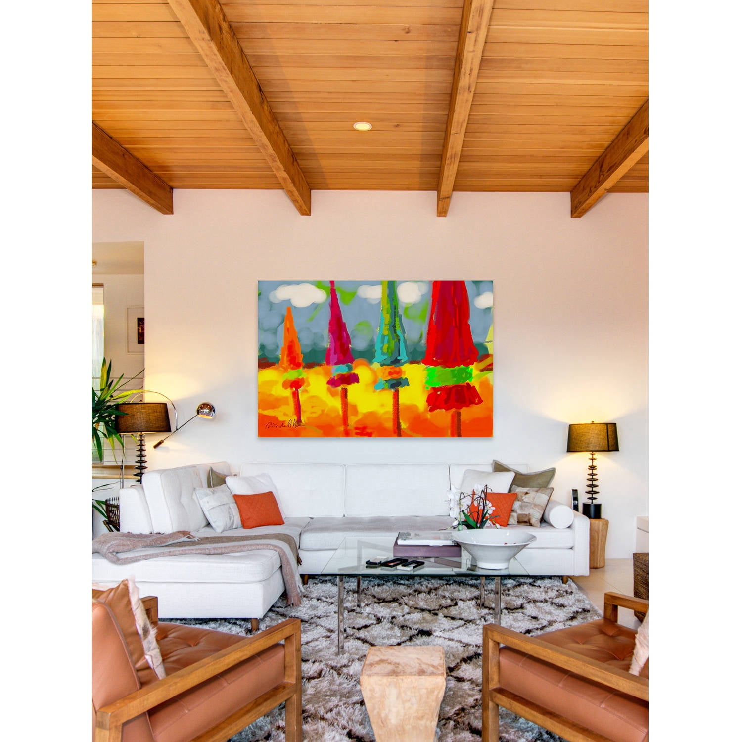 Marmont Hill "Deauville France" by Arthur Pina Painting Print on Wrapped Canvas