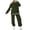 Army Green, variant on GigrtiJin Women's Knitted 2 Piece Outfit Long Sleeved Round Neck Sweater and Pants Set Casual Comfy Warm Sets