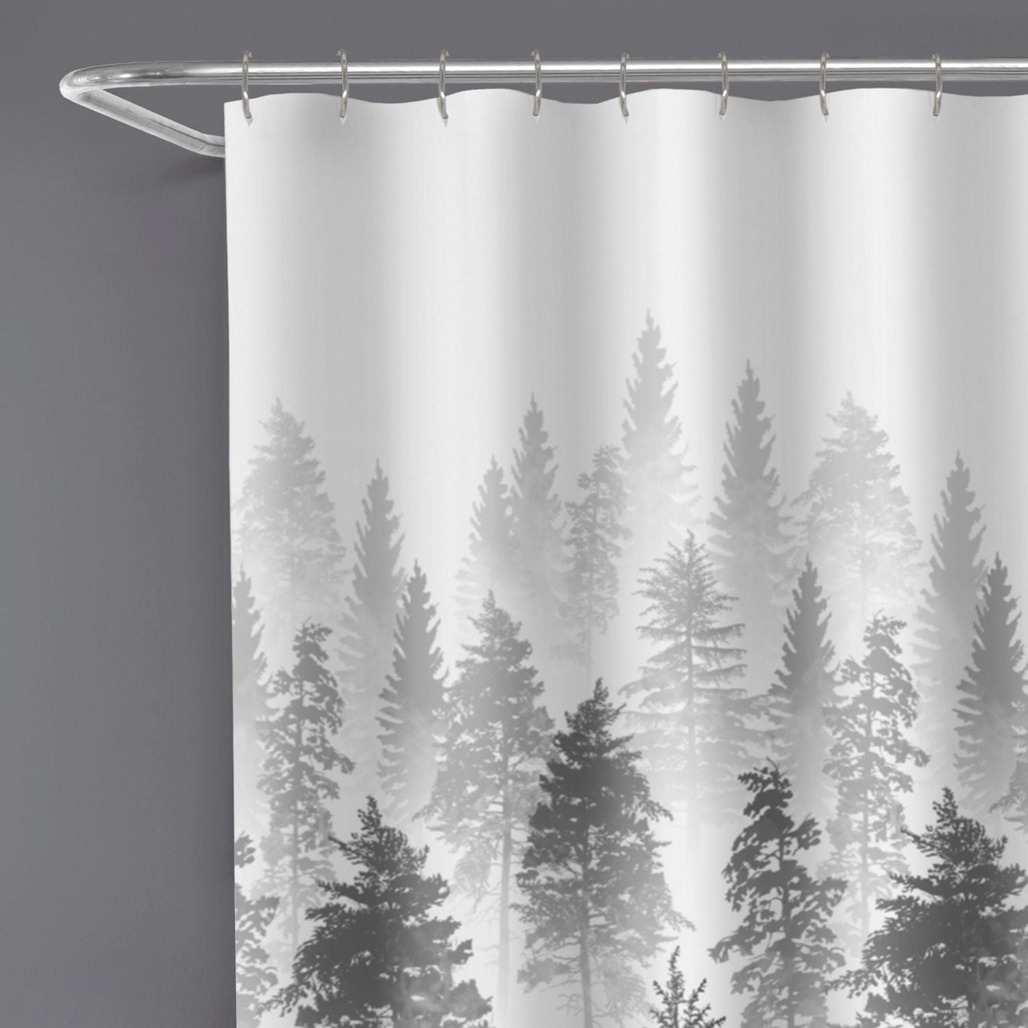 Hometrends Aspen Fabric Shower Curtain, 70" x 72"
