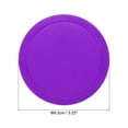 thumbnail image 2 of Uxcell 82mm/3.2 Inch Air Hockey Pucks, Air Hockey Heavy Replacement Pucks, Purple, 6 Pack, 2 of 6