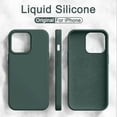 thumbnail image 2 of Liquid Silicone Case For iPhone 11 14 13 12 15 Pro Max Phone Cases For iPhone 13 12 Mini 14 15 7 8 Plus X XR XS Shockproof Cover, 2 of 5
