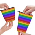 thumbnail image 3 of Kdxio Telescopic Pencil Bag Pen Holder Stationery Case,Stand-up Retractable Transformer Bag Organizer for Christmas Holiday(Colorful Glitter Rainbow), 3 of 6
