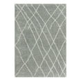 thumbnail image 4 of Unique Loom Soft Touch Shag Collection Area Rug - Dora (7' 1" x 10' Rectangle Cloud Gray/Ivory), 4 of 6