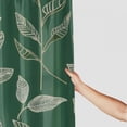 thumbnail image 3 of Orinice Banana Leaves Foliage Texture Shower Curtains Sets for Bathroom with Hooks Waterproof Polyester Fabric Machine Washable Durable Bathroom Decoration Curtain 36x72, 3 of 7