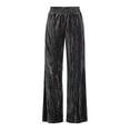thumbnail image 5 of Time and Tru Women's Velvet Wide Leg Pants, 29" Inseam, Size XS-XXXL, 5 of 5