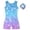 Blue Purple Glitter, variant on Aideaone Girl Gymnastic Leotards with Hair Scrunchie Sparkle Dance Unitards for 4-12Years