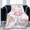 thumbnail image 6 of Hello Kitty Blanket, Super Soft Throw Blanket, Cozy Flannel Blankets For Boys Girls, Warm Blankets For Couch Sofa Bed, 80"X60", 6 of 9