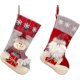 thumbnail image 1 of Christmas stocking set, 2 pieces, large Christmas stockings, Christmas decoration stockings, 1 of 4