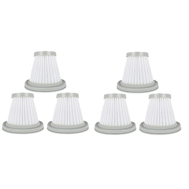 6 piezas compatibles con Xiaomi Deerma Dx118c filtro Hepa piezas de aspiradora