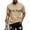Khaki, variant on We The People T Shirt for Men Summer Short Sleeve Crewneck Loose 4th of July Shirts Patriotic T-Shirts