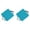 Blue, variant on 2PC Stool Cushion Square with Ties, Non- Bar Stool Cushion Seat Pad for Dining Chairs, Square Cushion with Ties for Bar Stool Home Kitchen,10x10 Inch