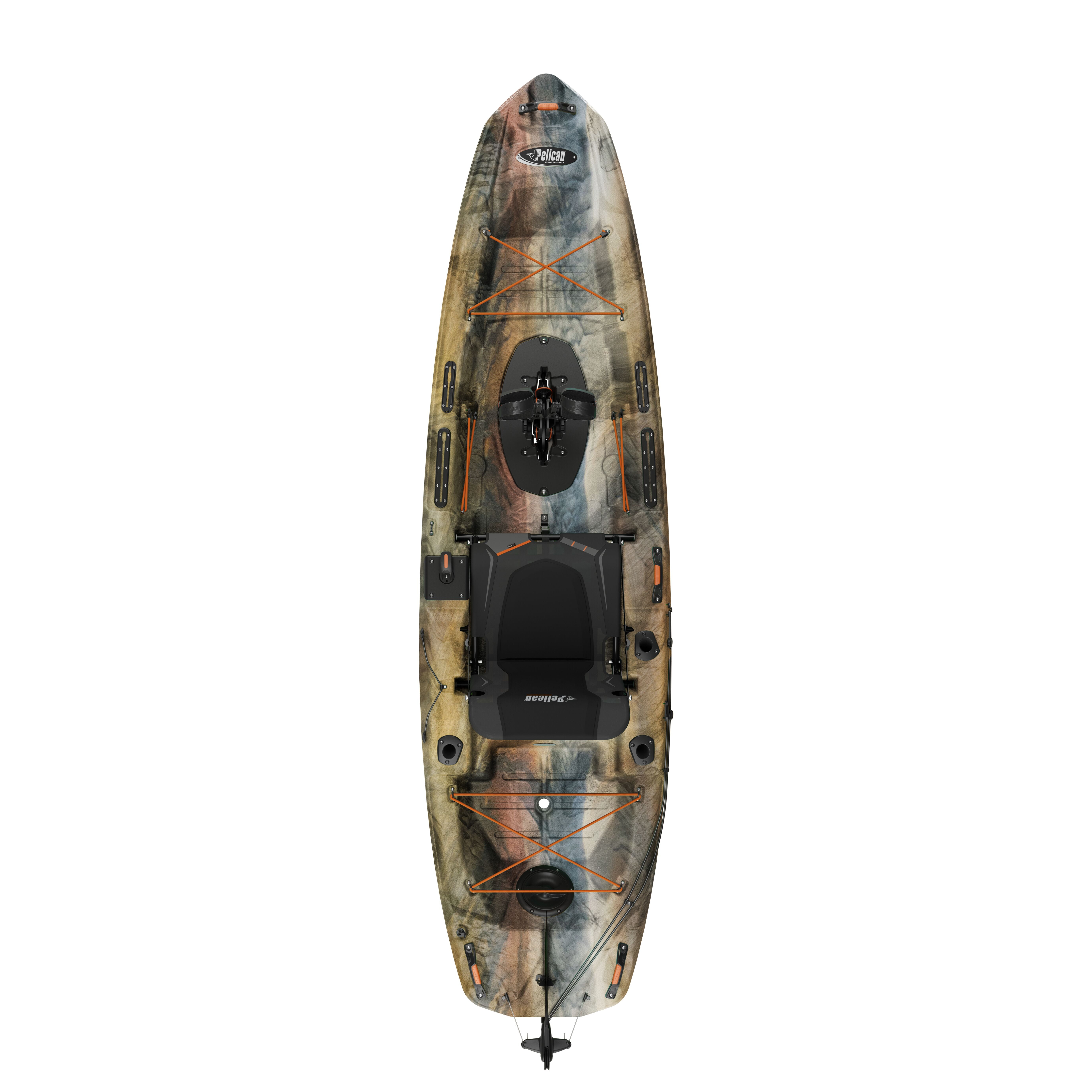 Pelican Catch 130 Hydryve II Sit-On-Top Fishing Kayak, 13' - Sandstone