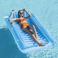 thumbnail image 1 of Small,BlueInflatable Pool Floats Boat for Adults, Blow Up Tanning Pool Raft Sun Tan Tub with Inflatable Pillow for Family Outdoor, Garden, Backyard Summer Water Party (14+ Year Old), 1 of 6