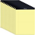 thumbnail image 1 of Bloc de notas legales Alitte, amarillo, 21,6 x 27,9 cm, 50 hojas, paquete de 12, 1 of 6
