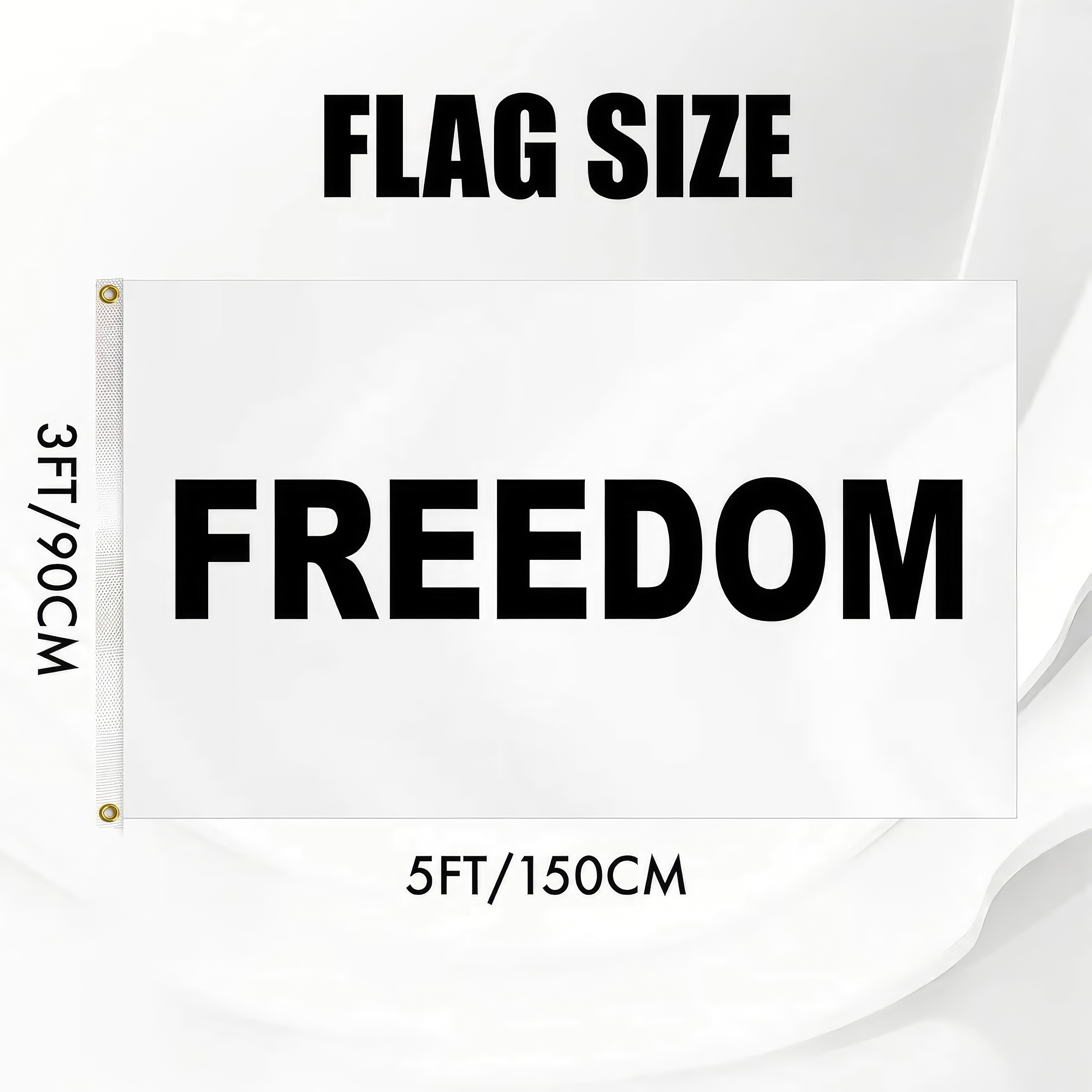 Freedom Flag 3x5 Ft Double Sided American Flags for Outside Freedom Flags Banner for Garden Yard Home Patio Decoration Outdoor Indoor Display