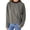 Dark Gray, variant on Womens Striped Long Sleeve Shirt Y2k Spring Crewneck Vintage Tops Fall Winter Drop Shoulder Cute Preppy Pullover Yellow L
