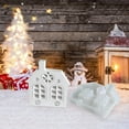 thumbnail image 3 of Christmas Silicone Moulds - DIY Casting Molds for Resin, Epoxy, Wax, Plaster, Festive Shapes (Snowman, House, Reindeer) for Christmas Ornaments & Gifts, 3 of 9