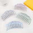 thumbnail image 4 of CSChome Hair Clip Simple Style Large Hair Clamp Smooth Edge Ultralight Strong Plastic Hair Clip Claw for Temperament Hairstyles, 4 of 7