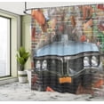 thumbnail image 5 of Ambesonne Retro Shower Curtain, Graffiti Style American Car, 69"Wx70"L, Multicolor, 5 of 5