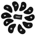 thumbnail image 2 of 10Pcs/set Golf Club Putter Cover Protector Headcover Black, 2 of 8