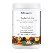 Metagenics PhytoGanix - Organic Fruit & Vegetable Superfood Powder Blend - Tropical Fruit Flavor - 29 Servings - 10.58 Oz