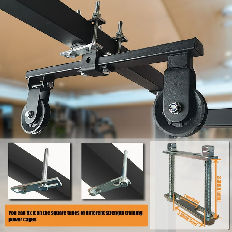 28mm Racking Power Rack Pulley System KORIKAHM Upgraded - LAT Pulldown Attachment ...