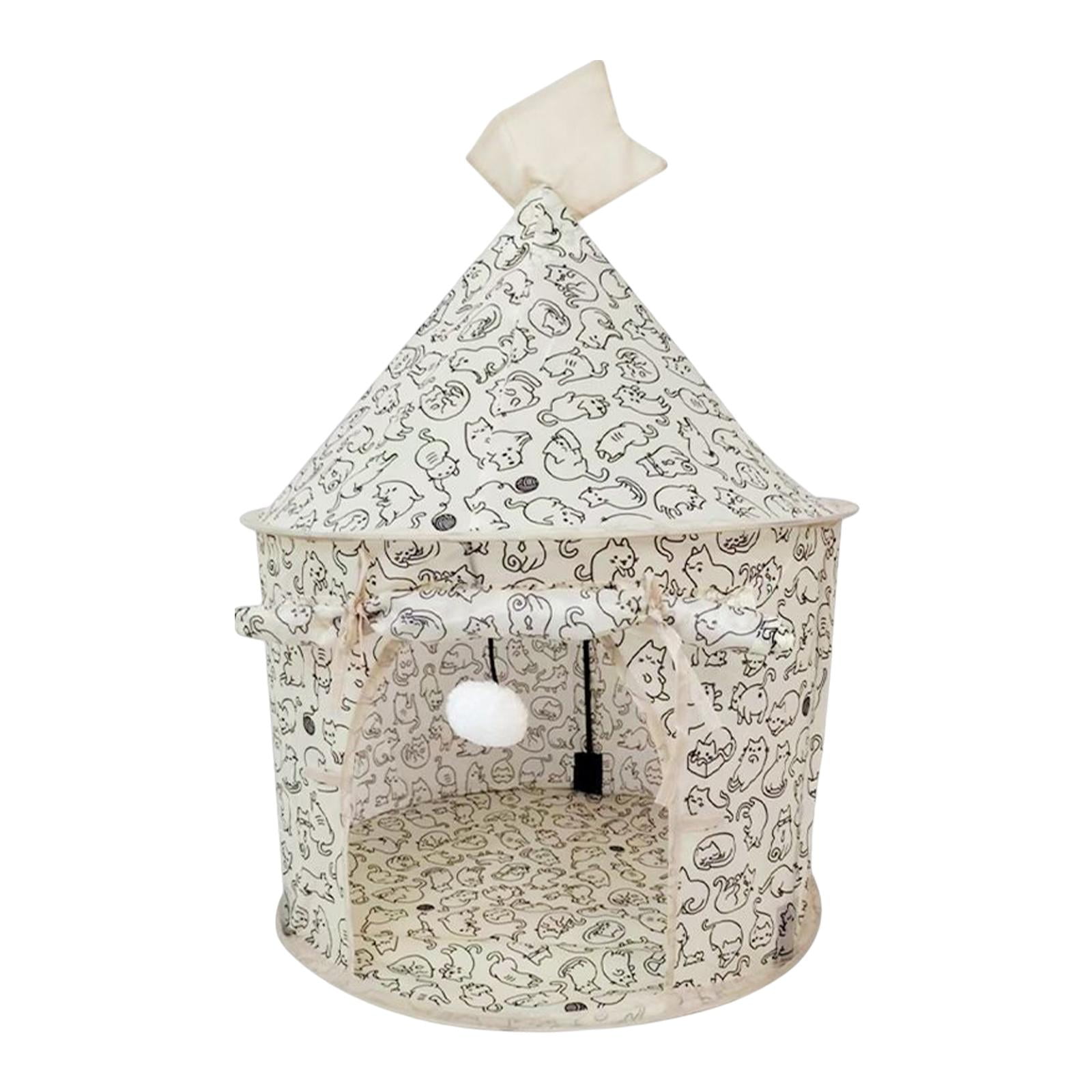 T'CHAQUE Cama De Túneles Para Gatos, Cama Plegable Para Mascotas, Con Agujeros, Tapete De Juego