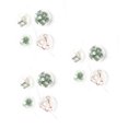 thumbnail image 1 of Bola de plástico navideña, 12 piezas Bola de decoración navideña Decoraciones navideñas Bola transparente navideña Valor excepcional, 1 of 13