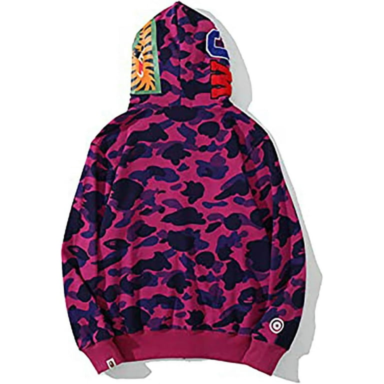 Bape purple camo hoodie best sale
