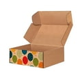thumbnail image 4 of Ucanpack Birthday Gift Box Mailer Boxes 9 x 3 x 3" - Balloons Printed Christmas Shipping Supplies - Holiday Shipping Box Made In USA Holiday Box Corrugated Shipping Boxes, 4 of 6