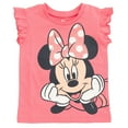 thumbnail image 4 of Disney Minnie Mouse T-Shirt and Shorts Outfit Set Toddler to Big Kid, 4 of 5