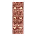 thumbnail image 3 of Unique Loom Pioneer Collection Area Rug - Yellowstone (2' x 6' 1" Runner Red/Brown), 3 of 7