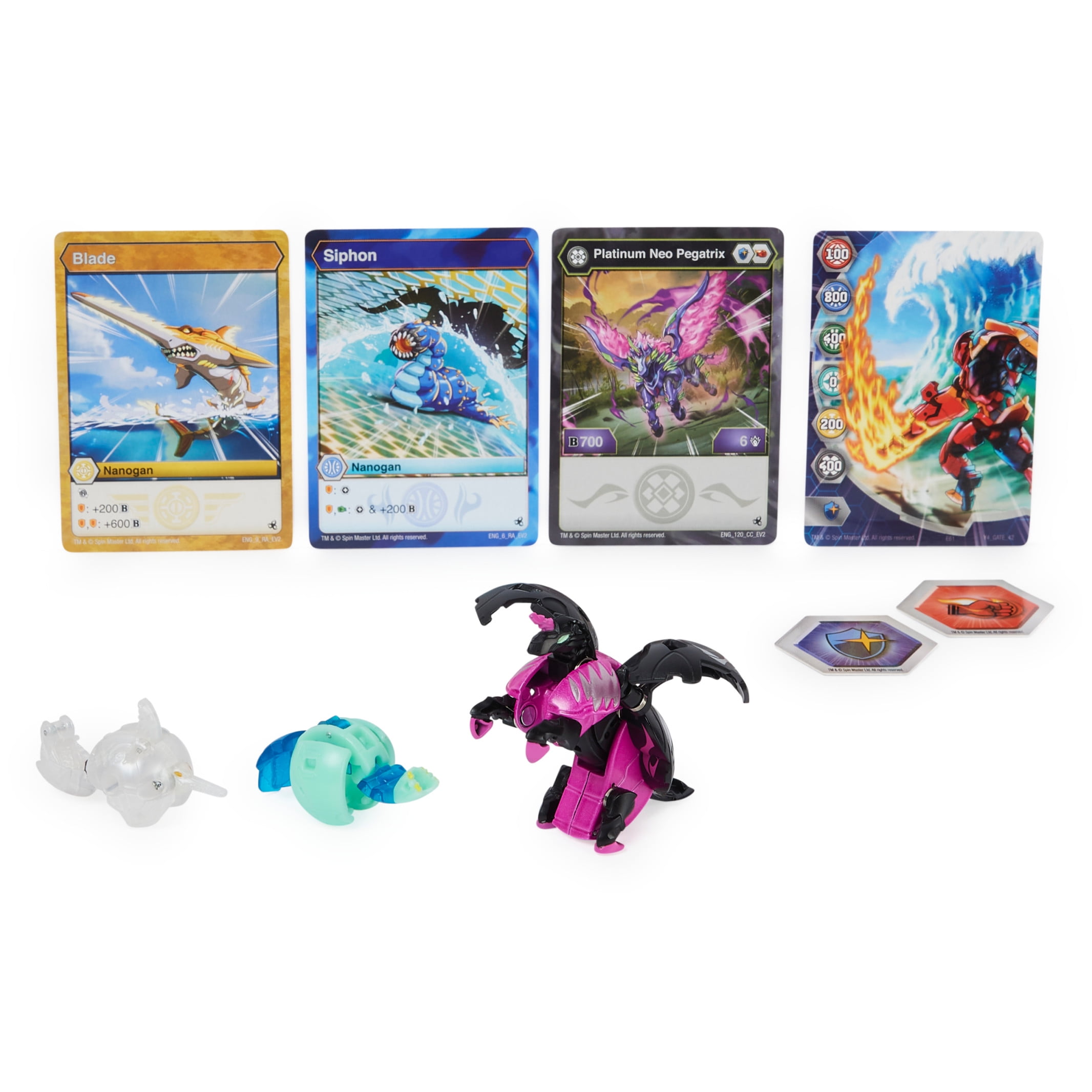 Bakugan Evolutions Neo Pegatrix with Nano Blade & Siphon Pack