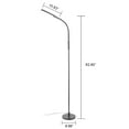thumbnail image 4 of Mainstays 71" Modern Matte Black LED Floor Lamp with 4 Brightness & 4 Cct Settings, Teen & Twen & Adult, 4 of 8