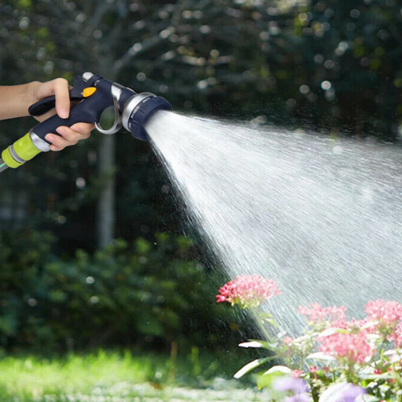 Cookey Multi Spray Watering Gun 9 Adjustable Patterns Garden Hose Spray Gun 