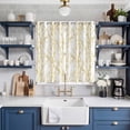 thumbnail image 2 of Yellow Branch Kitchen Curtains 63 Inch Length, Spring Summer Pastoral Botanical Aesthetics Grommet Top Bedroom Living Room Curtains, Light Filtering Cafe Curtain Drapes 2 Panels Set 84''x63'', 2 of 9