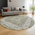 thumbnail image 6 of Addison Rugs Mayfield Premium Machine Washable Transitional Geometric Aloe Round Rug, 8' x 8', 6 of 6