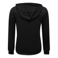 thumbnail image 5 of Vedolay Womens Plus Activewear Fashion Long Sleeve Crew Neck Shirt Womens Fashion Black,L, 5 of 5