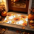 thumbnail image 5 of Sulaicai Cute Ghost Pumpkin Halloween Doormat, Non Slip Absorbent Washable Entrance Welcome Mat, Seasonal Holiday Decor Rug for Porch Kitchen Bathroom Bedroom Indoor Outdoor, 5 of 7
