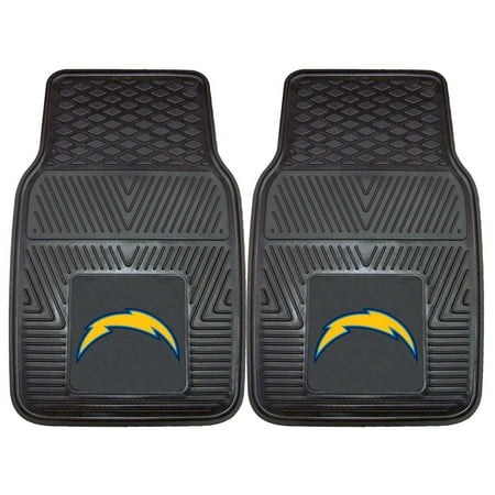 San Diego Chargers Vinyl - San Diego Chargers Heavy Duty Vinyl Front Seat 2 Piece Car Mat Set