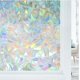 thumbnail image 1 of Película Electrostática para Ventanas con Efecto Arcoíris, Película Decorativa Antideslumbrante para Ventanas, Película para Ventanas Anti UV 3D, Película Opaca para Ventanas para Dormitorio, Oficina,, 1 of 5