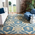 thumbnail image 2 of SAFAVIEH Wyndham Evan Damask Area Rug, Blue/Grey, 4' x 6', 2 of 6
